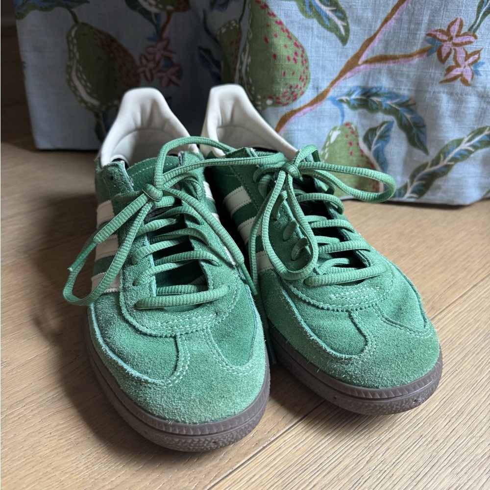 adidas Green Suede Gazelle Athletic Shoes